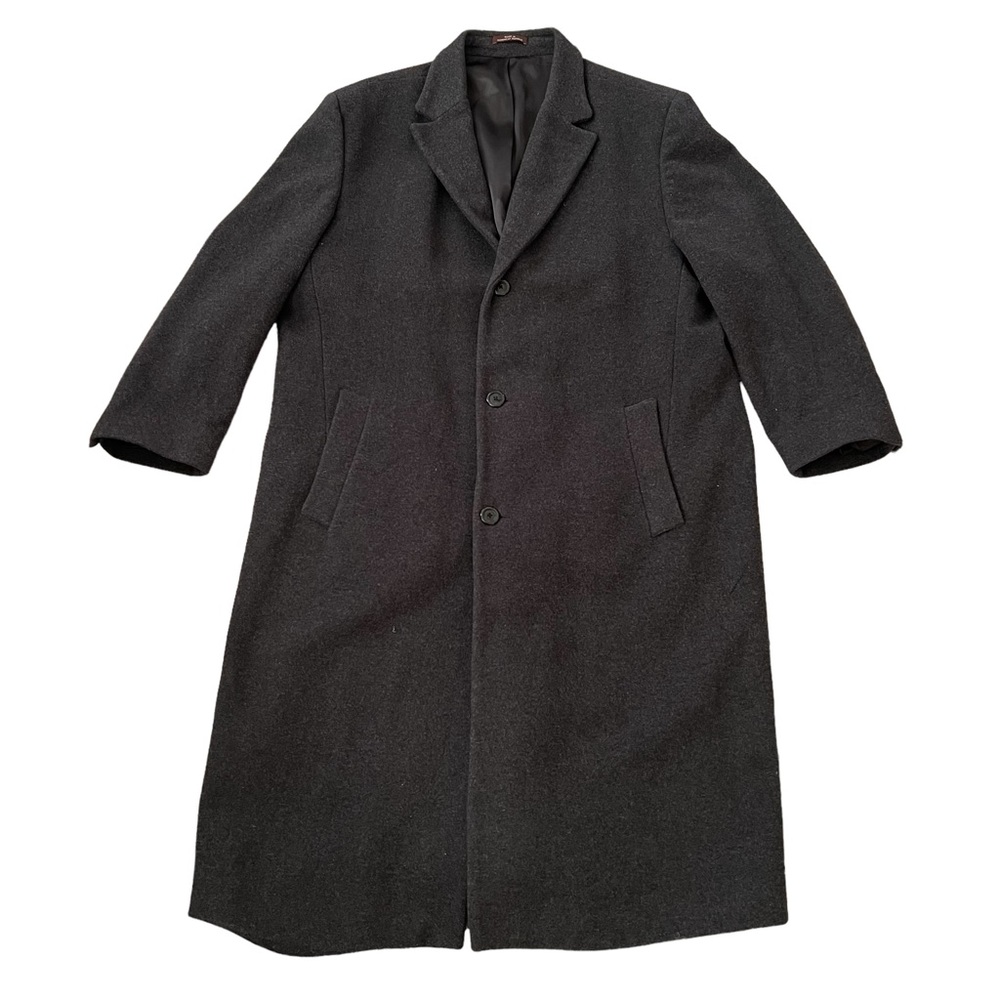 Michael Kors Woolblend Winter Charcoal Peacoat Sz 50L - Picture 3 of 9